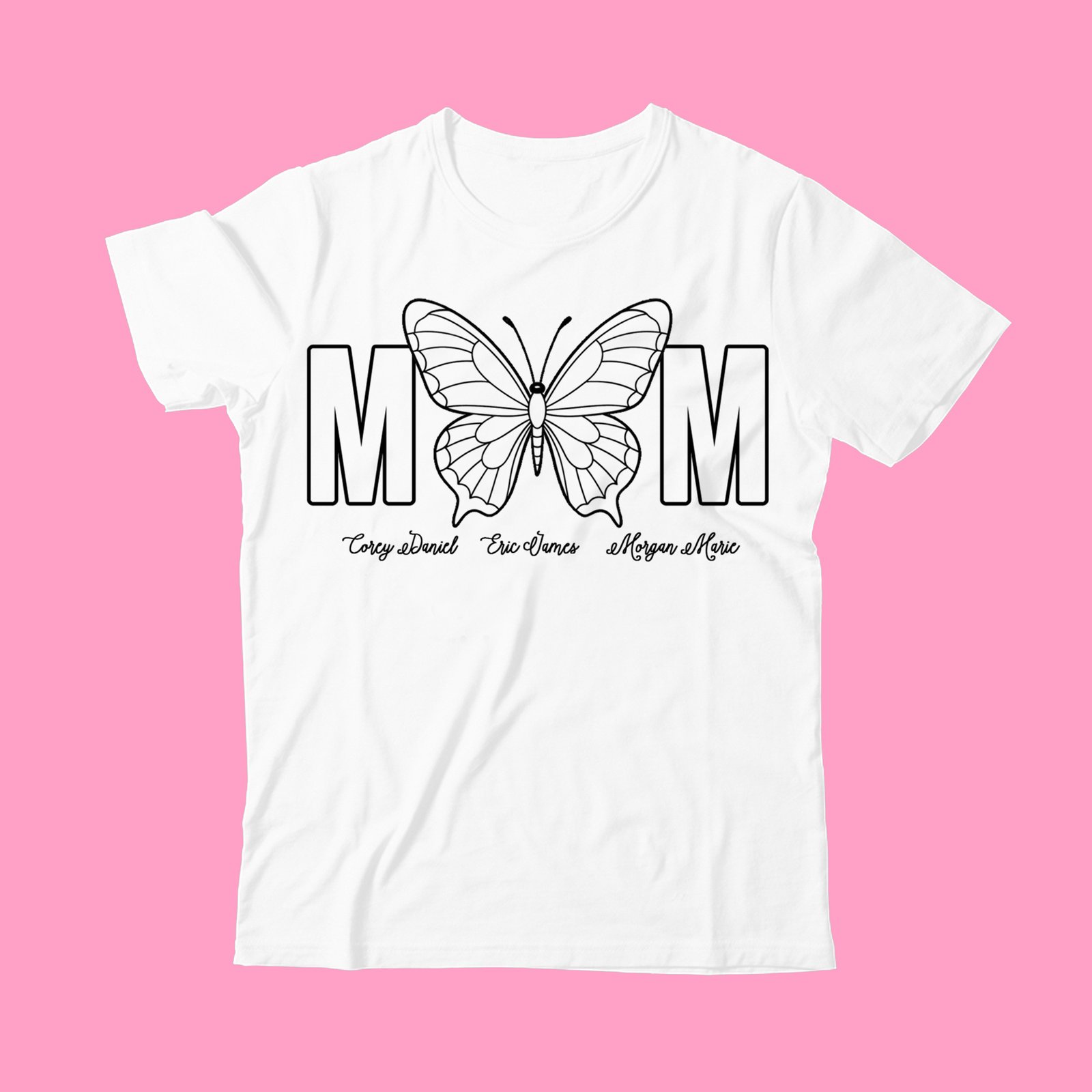 Mom's Butterfly | Shirt for Mom - Image 2