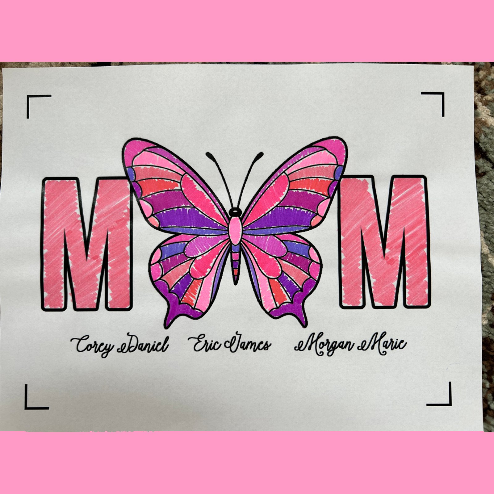 Mom's Butterfly | Shirt for Mom - Image 3