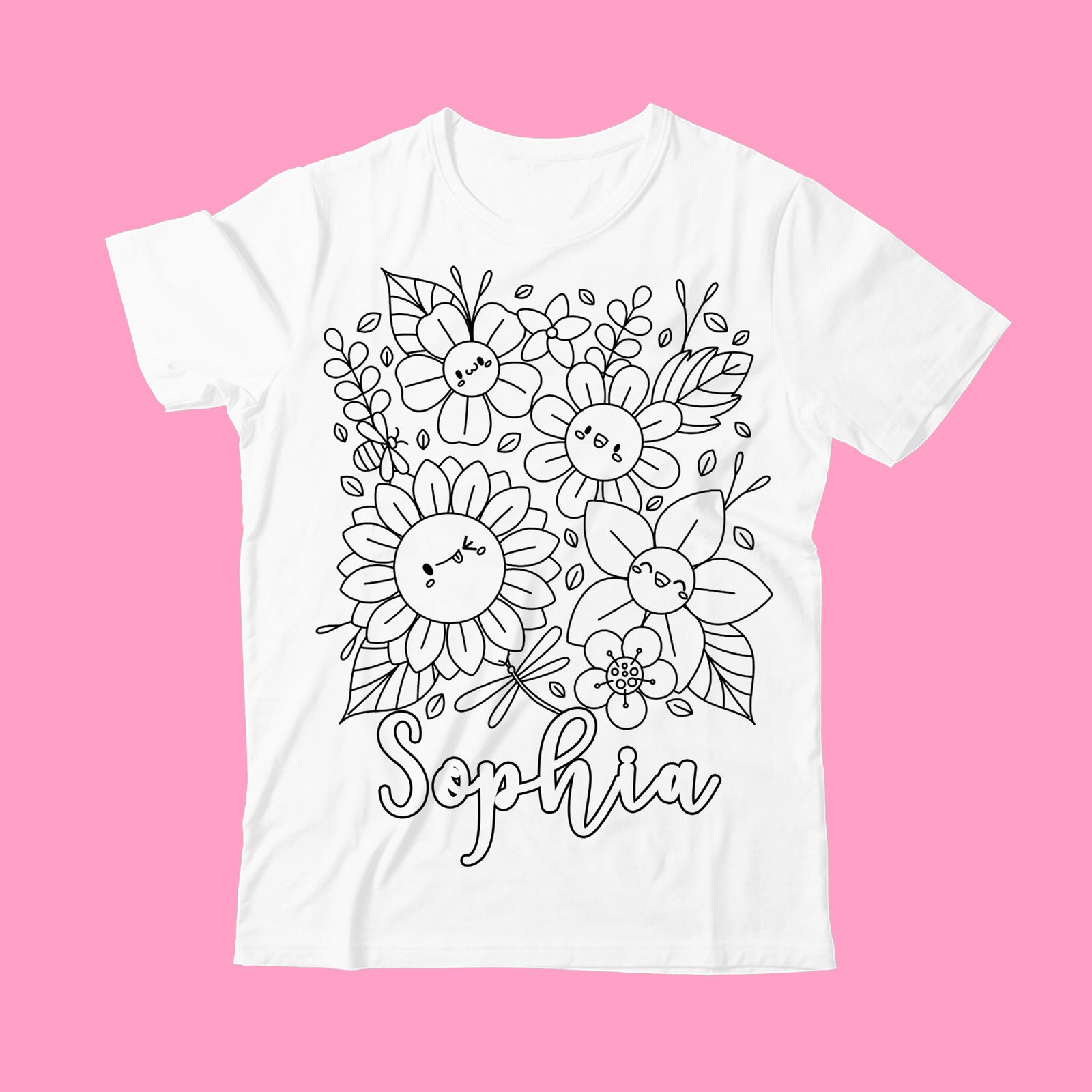 Cute Flowers | Shirt for Kid - Image 2