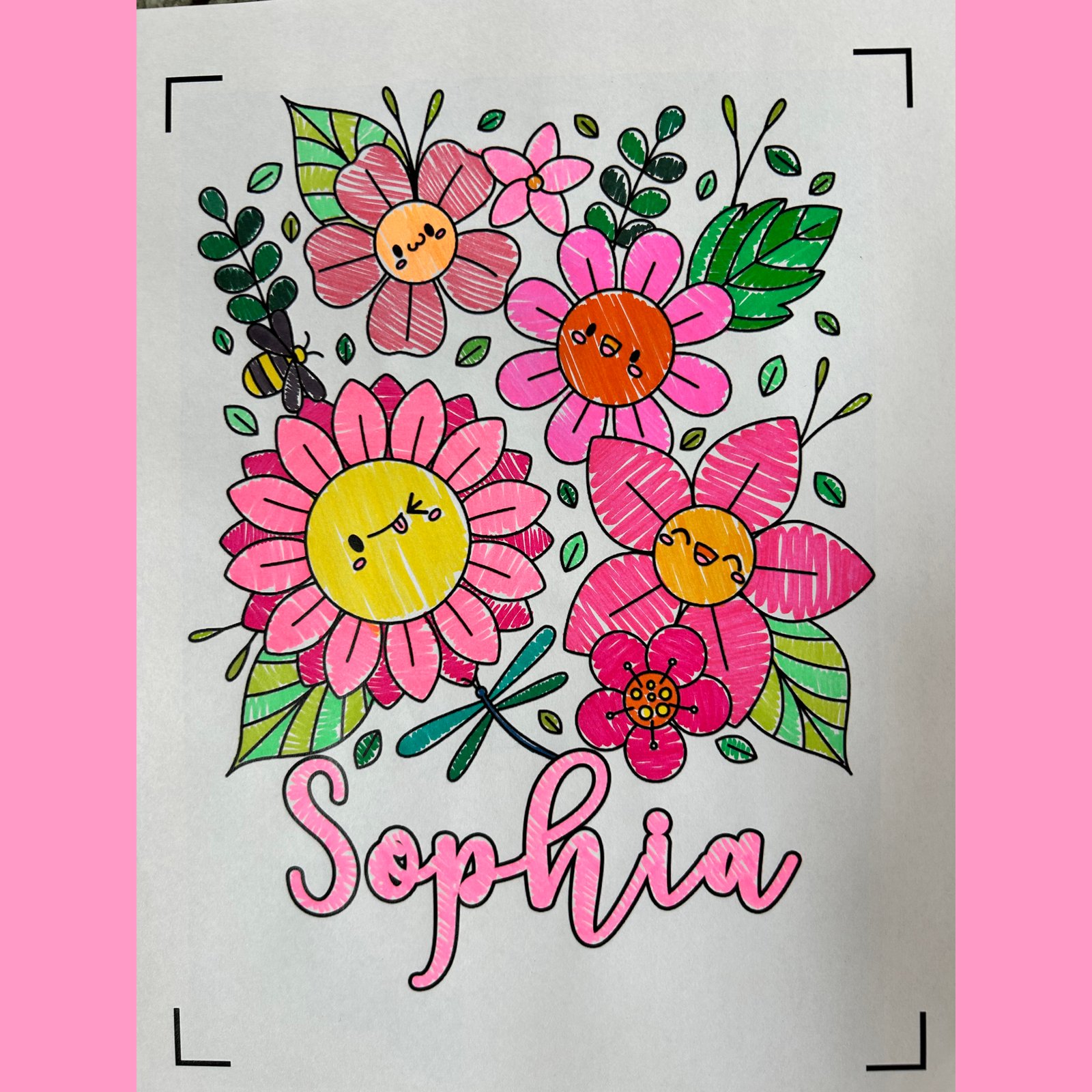 Cute Flowers | Shirt for Kid - Image 3